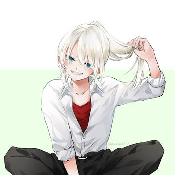 長髪の男の子