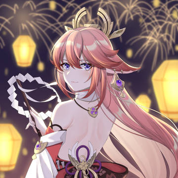 八重陪旅行者过节啦~