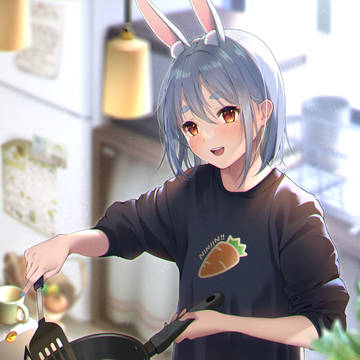 ぺこちゃんと朝ごはん