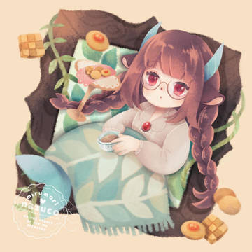 やぎざのおんなのこのティータイム