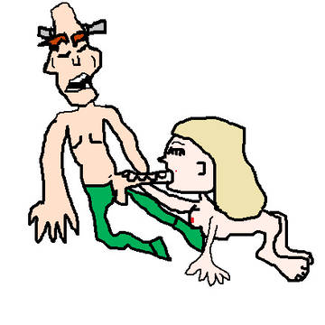 OC/Katie sucking n brio's penis