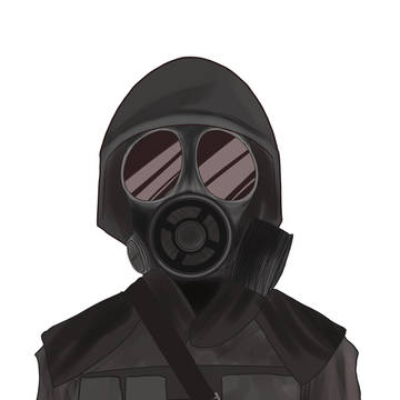 [立ち絵]ガスマスクの人