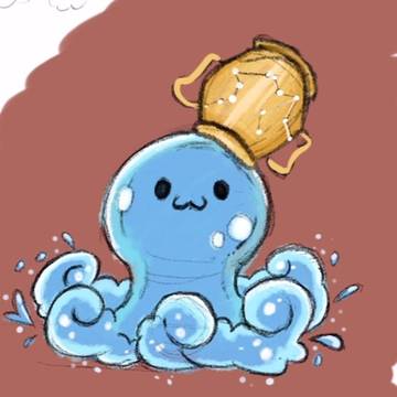 Aquarius water octopus