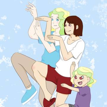 yotsuba pose 🍀