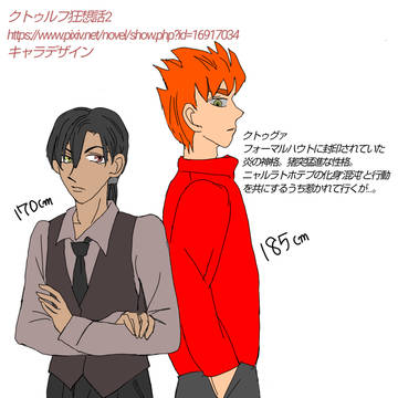 クトゥルフ狂想話 キャラデザイン