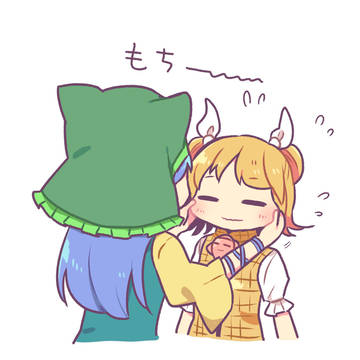 ほっぺとかをもっちりしてる絵・漫画など3