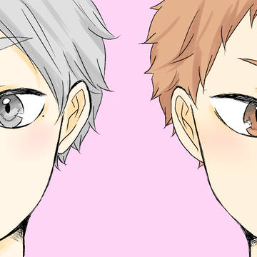 菅原と夜久です!【描き直しバージョン】