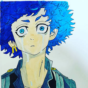 初投稿   東京卍リベンジャーズのアングリーを描きました