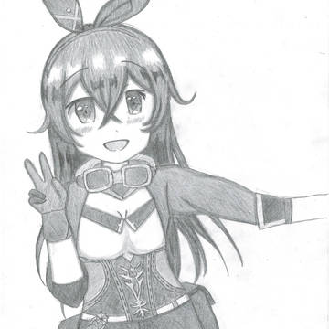 勝利のVサインっ！