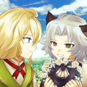 幼少期のノイシュとセルエル