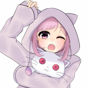 猫女子フリーアイコン