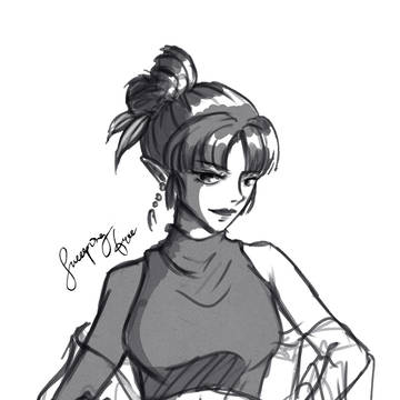 神楽落書き