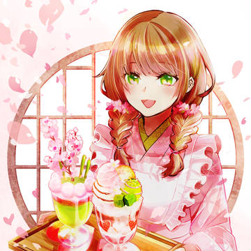 桜パフェ