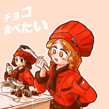 チョコを食べたい店員