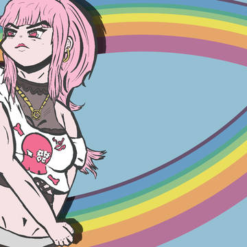 Calliope Mori in JoJo style