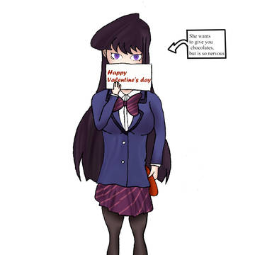 Komi Shouko Valentine's Day