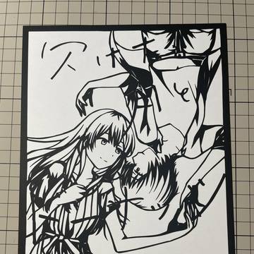 欠けた月とドーナッツ