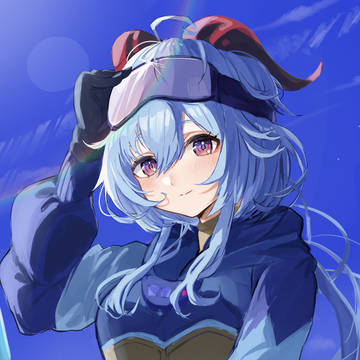 スキー服甘雨ちゃん