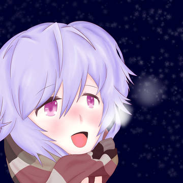 雪の日のぷるるん