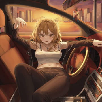 車の中で···。❤️