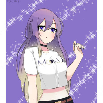 Moona Hoshinova and T-shirt??