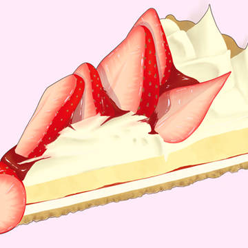 イチゴとホワイトチョコクリームのタルト