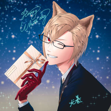 【Vtuber個人勢】2022年ホワイトデー用描き下ろしイラスト