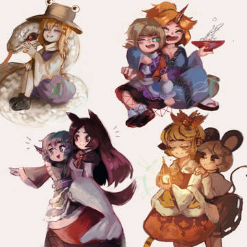 touhou doodles