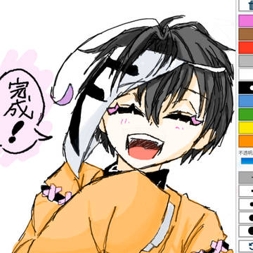 ピクトセンスで(今日)描いたロボロ。