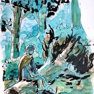 God in the forest