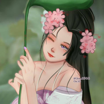 中国の女の子の芸術