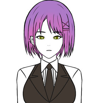 Towa-Sama in suit
