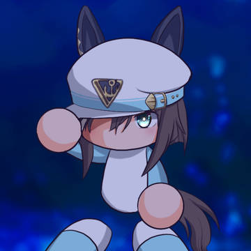 帽子のウマ娘(パワ体)