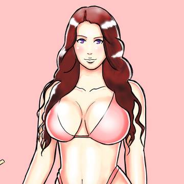 水着のお姉さん