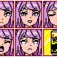 [ドット絵]マックイーン顔グラ
