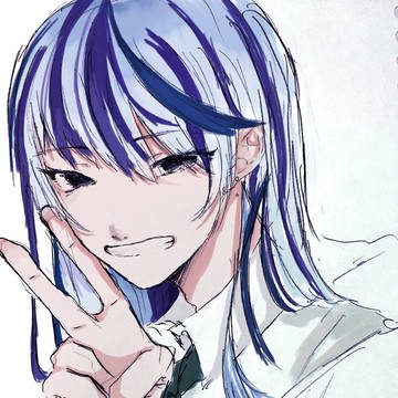 にっこり笑顔。
