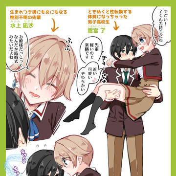 性転換症候群で男にも女にもなる二人