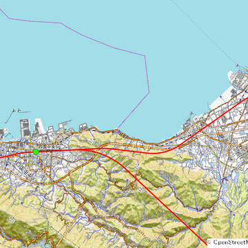 【架空鉄道】四国新幹線（観音寺～新居浜間）平面図・縦断図