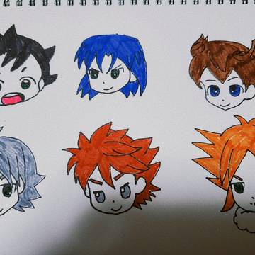 イナズマイレブン描いてみた