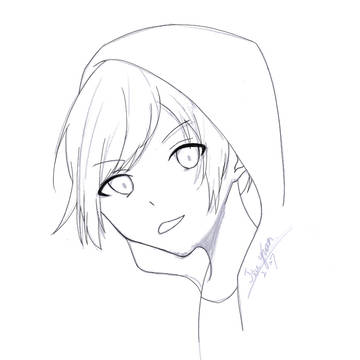 男子描繪