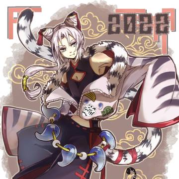 [ちょっとだけ手直し]年賀状イラスト