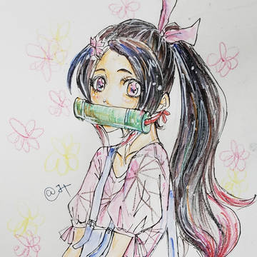 ポニーテール禰豆子ちゃん