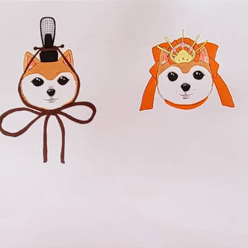 #ひな祭り　#柴犬