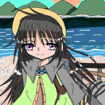 海を見に来た少女