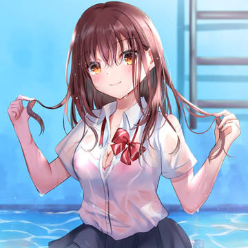 濡れちゃったね。