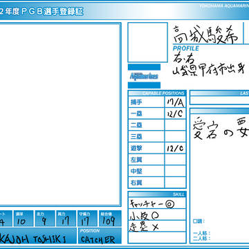 【PGB】高城駿希【2022仮】
