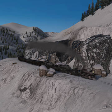 Over Rollins Pass Trio