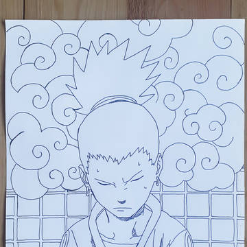 Shikamaru Nara From Naruto Linea