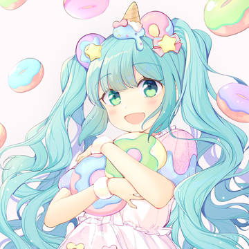 初音ミクはドーナツが大好き