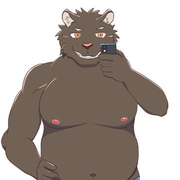 🐻さん自撮り